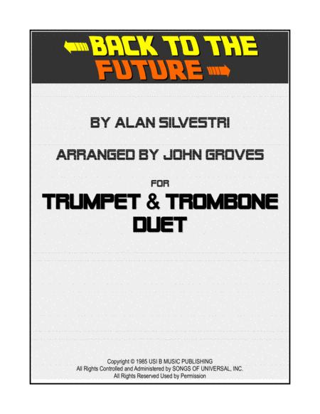 Free Sheet Music Back To The Future Trumpet Trombone Duet