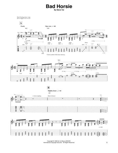 Bad Horsie Sheet Music