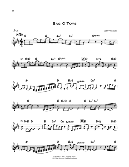 Bag O Toys Sheet Music