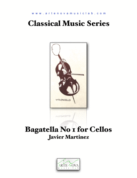 Bagatella No 1 For Cello Duet Sheet Music