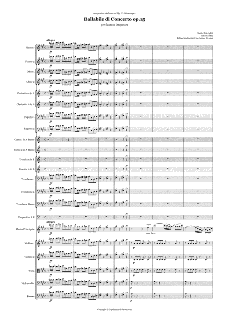 Free Sheet Music Ballabile Di Concerto Op 15