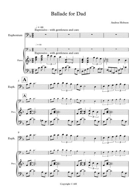 Ballade For Dad Sheet Music