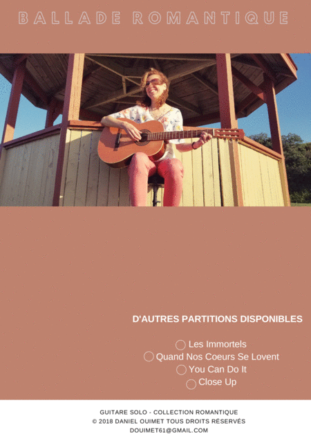 Ballade Romantique Guitare Solo Sheet Music