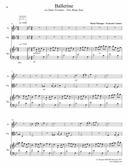 Free Sheet Music Ballerine