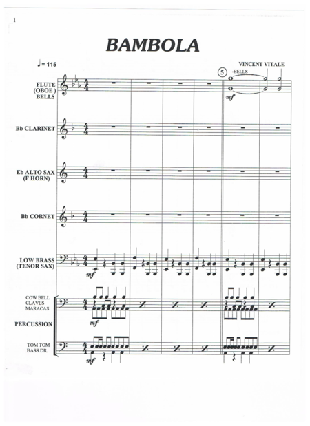 Bambola Rumba Sheet Music