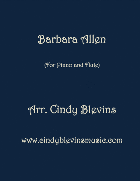 Barbara Allen Arranged For Piano And Flute Sheet Music