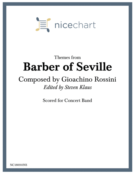 Free Sheet Music Barber Of Seville Score Parts