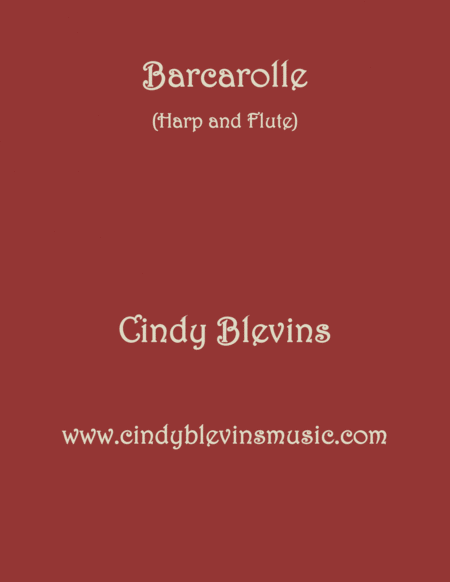 Free Sheet Music Barcarolle Arranged For Harp And Flute