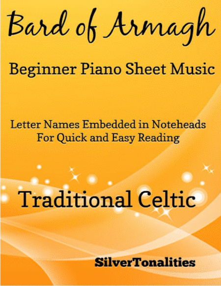 Bard Of Armagh Beginner Piano Sheet Music Sheet Music