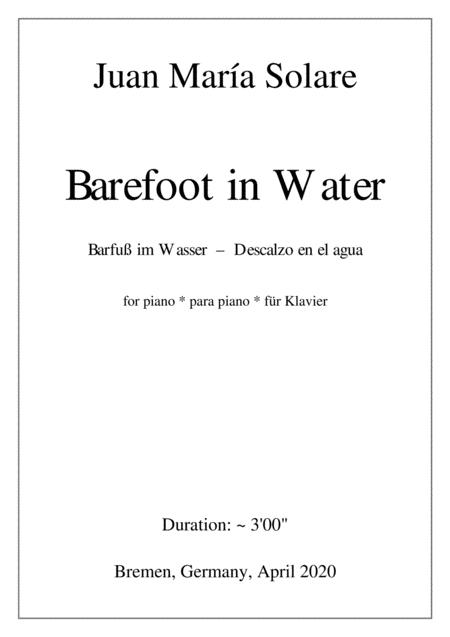 Barefoot In Water Piano Solo Sheet Music