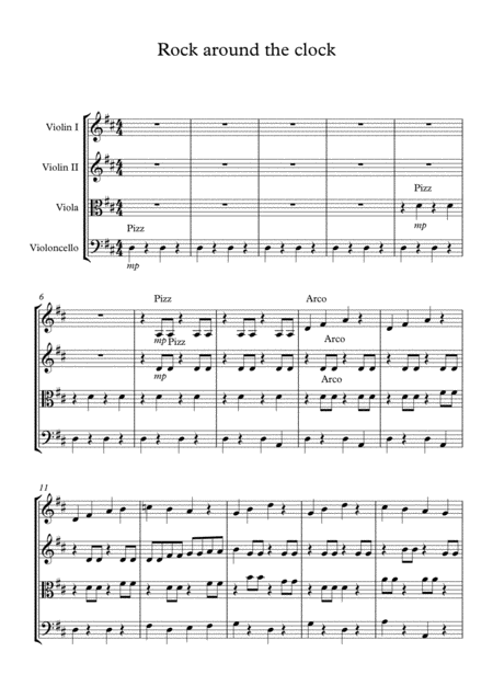 Baroque Around The Clock Sheet Music