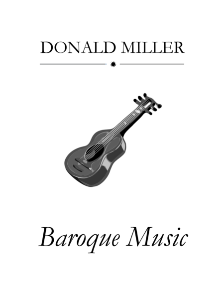 Baroque Music For Guitar Ensemble Sheet Music