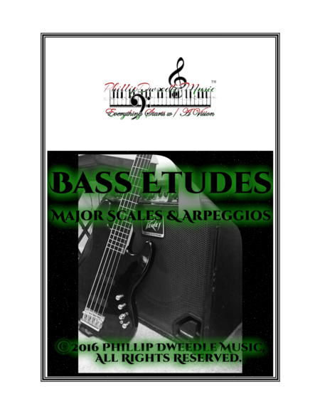 Bass Etudes Major Scales Arpeggios Sheet Music