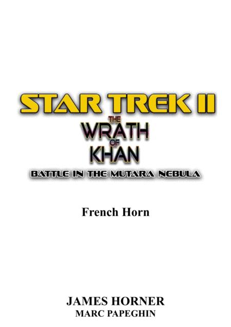 Battle In The Mutara Nebula From Star Trek 2 French Horn Sheet Music