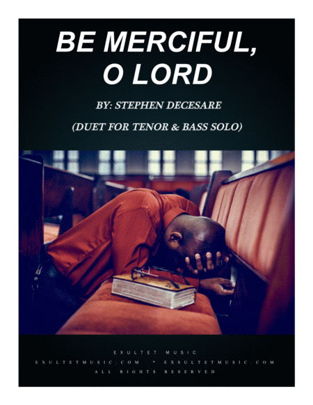 Be Merciful O Lord Duet For Tenor And Bass Solo Sheet Music