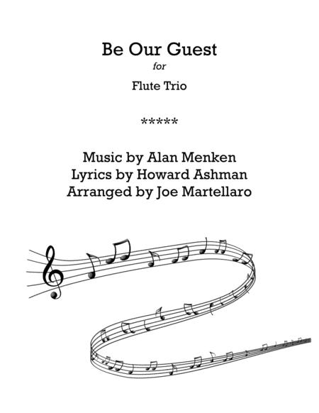 Be Our Guest For Flute Trio Sheet Music