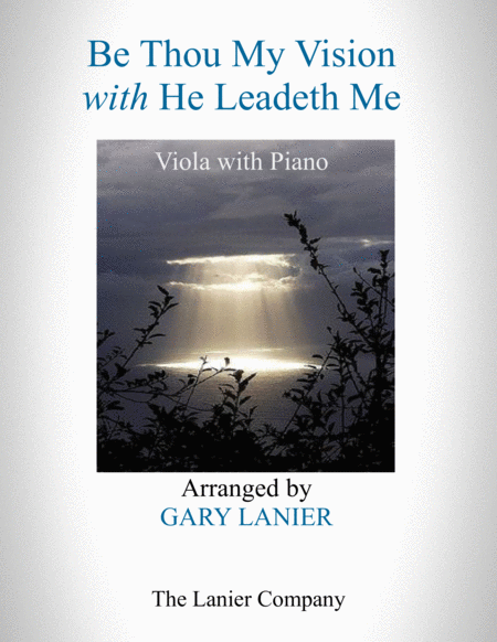 Be Thou My Vision With He Leadeth Me Viola With Piano Instrument Part Included Sheet Music