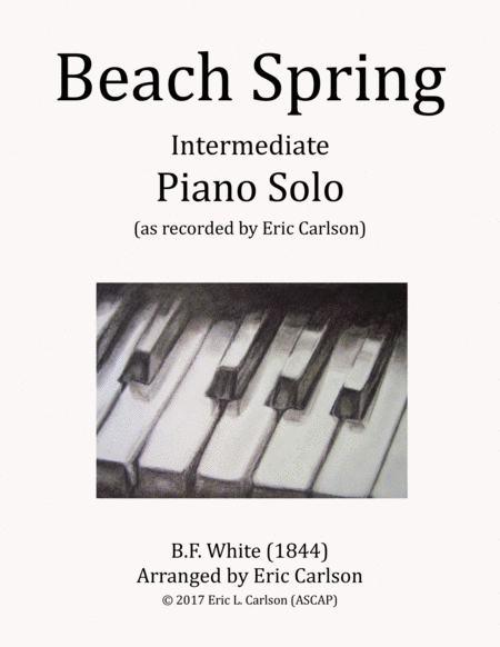 Beach Spring Piano Solo By Eric Carlson Sheet Music