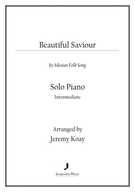 Beautiful Saviour Solo Piano Sheet Music