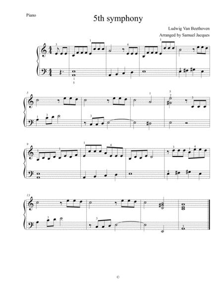 Free Sheet Music Beethoven 5th Symphony