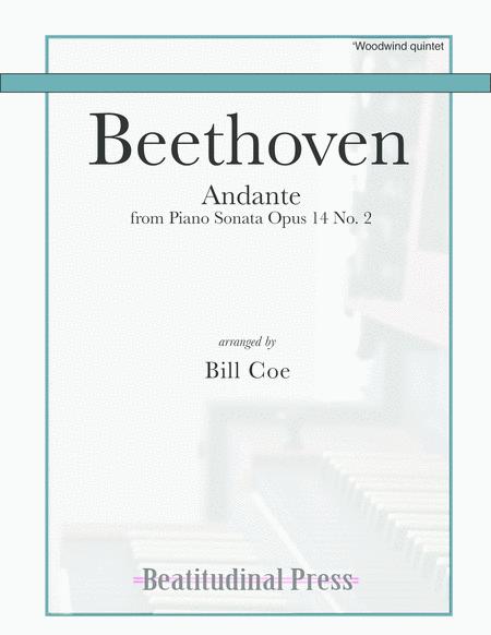 Free Sheet Music Beethoven Andante Woodwind Quintet Score And Parts