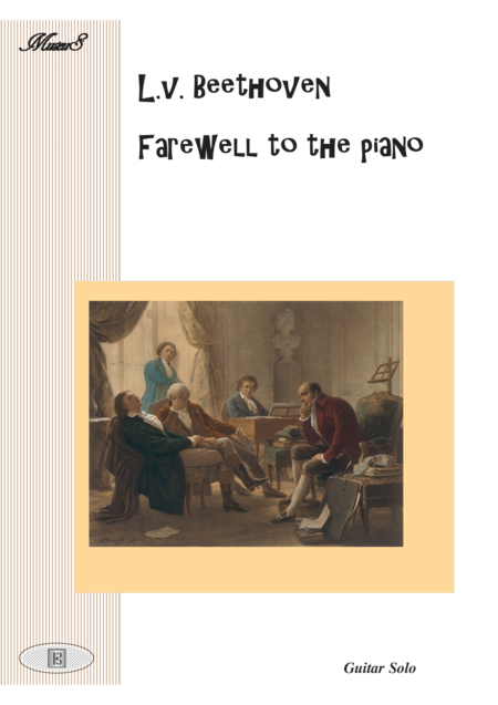 Free Sheet Music Beethoven Farewell For Classical Guitar