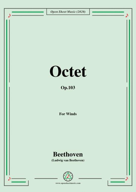 Free Sheet Music Beethoven Octet In E Flat Major Op 103 For Winds
