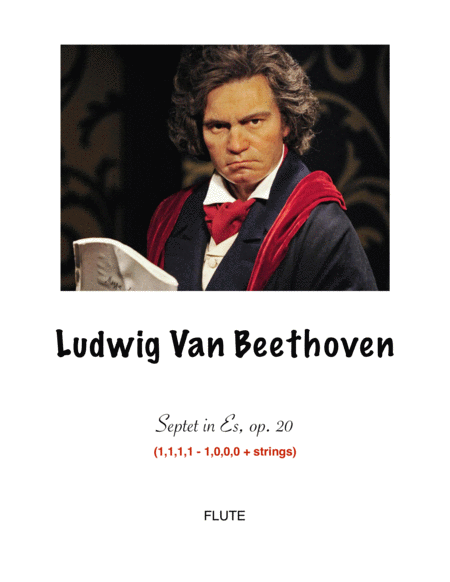 Free Sheet Music Beethoven Septet In Es Orchestrated