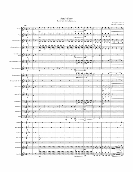 Beethovens Eroica For Marching Band Sheet Music