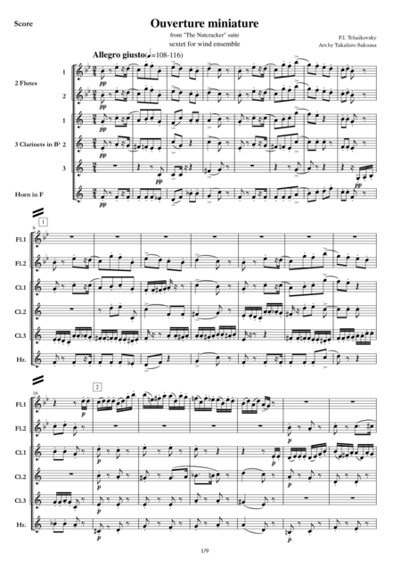 Free Sheet Music Beginning