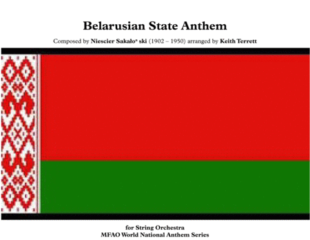 Free Sheet Music Belarusian National Anthem For String Orchestra Mfao World National Anthem Series