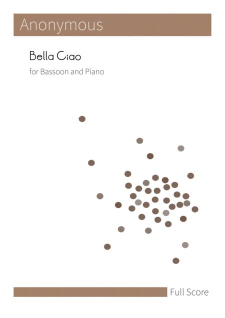 Bella Ciao For Bassoon And Piano Sheet Music