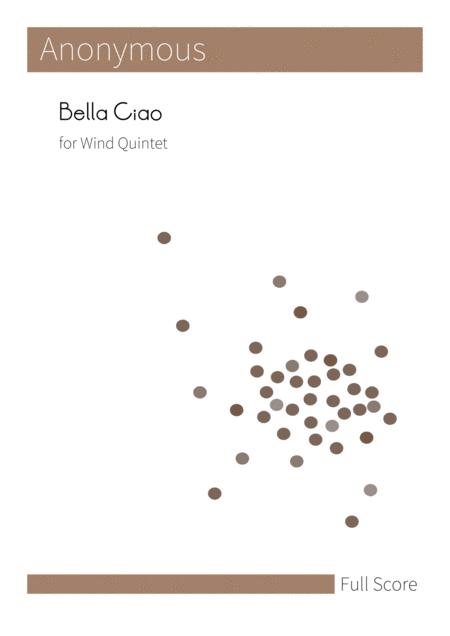 Bella Ciao For Wind Quintet Sheet Music