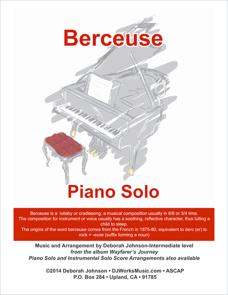 Free Sheet Music Berceuse Piano Solo