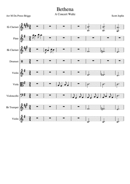 Bethena Waltz Sheet Music