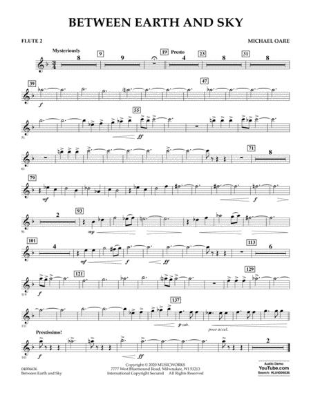 Between Earth And Sky Flute 2 Sheet Music