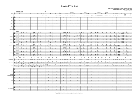 Beyond The Sea Vocals With Big Band And Strings Sheet Music