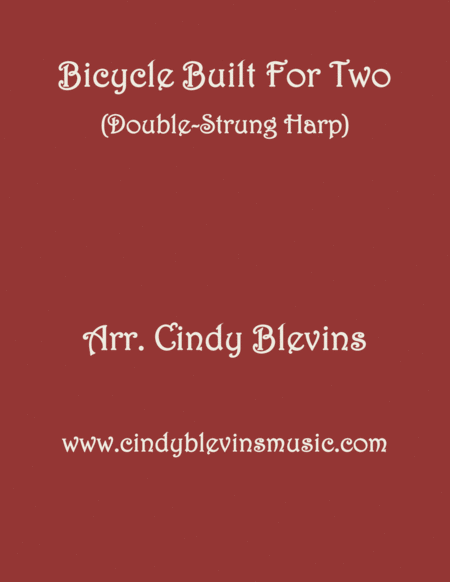 Bicycle Built For Two Arranged For Double Strung Harp From My Book 24 Folk Songs For Double Strung Harp Sheet Music