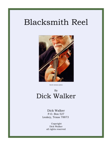 Blacksmith Reel A Fiddle Tune Sheet Music