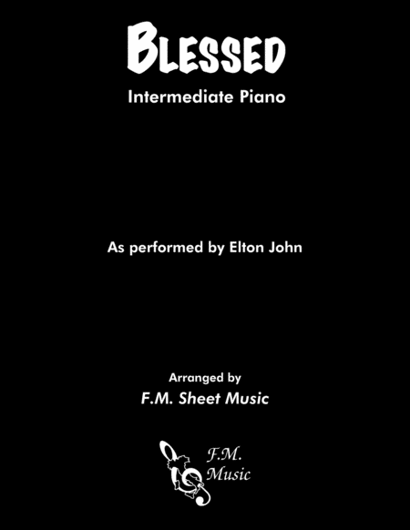 Blessed Intermediate Piano Sheet Music