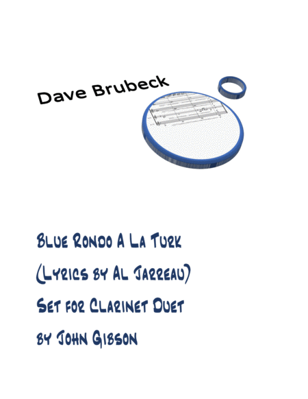 Free Sheet Music Blue Rondo Ala Turk Dave Brubeck Clarinet Duet