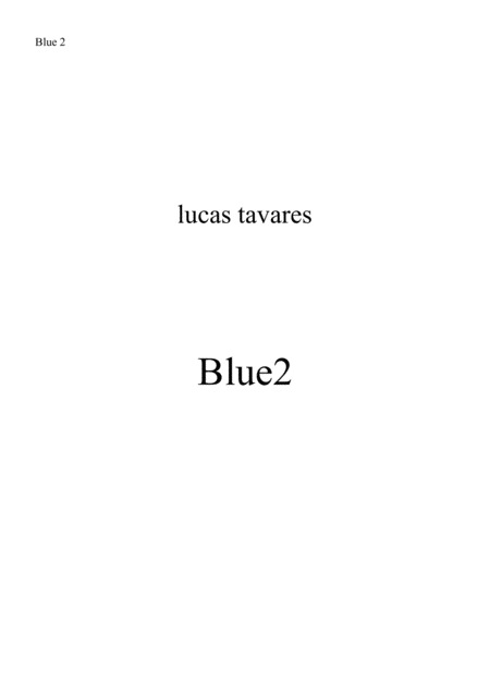 Free Sheet Music Blue2