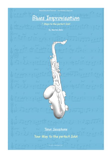 Free Sheet Music Blues In C Tenor Sax Improvisation Guide