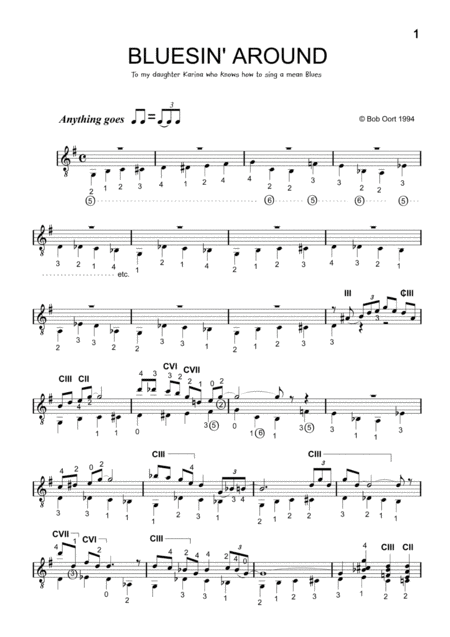 Bluesin Around Sheet Music