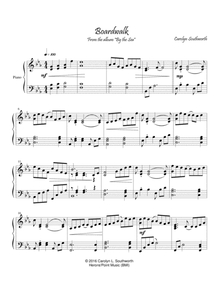 Boardwalk Sheet Music