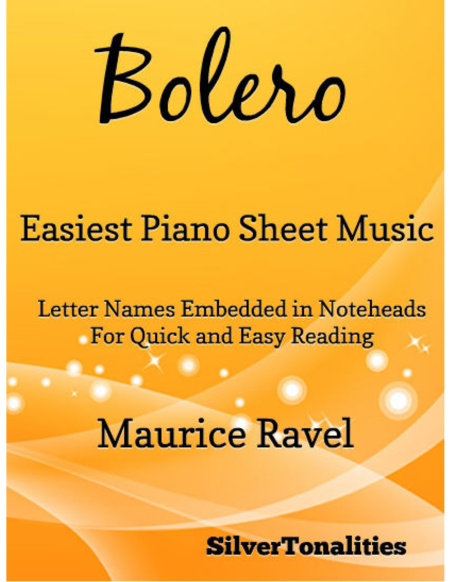 Bolero Easiest Piano Sheet Music Sheet Music