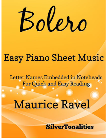 Free Sheet Music Bolero Easy Piano Sheet Music