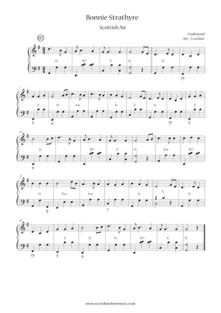 Bonnie Strathyre Sheet Music