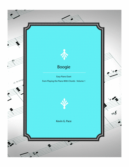 Free Sheet Music Boogie Easy Improvised Piano Duet