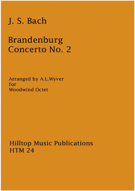 Brandenburg Concerto No 2 Arr Wind Octet Sheet Music